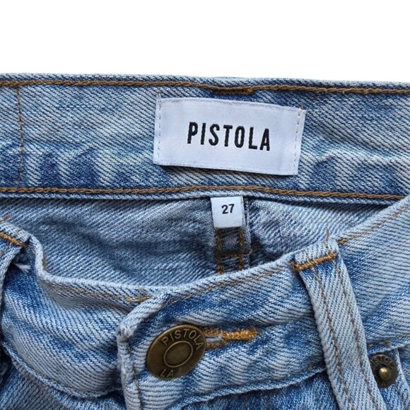 Pistola Keaton High Rise Slim Straight in Playday Sz 27 - Picture 6 of 11